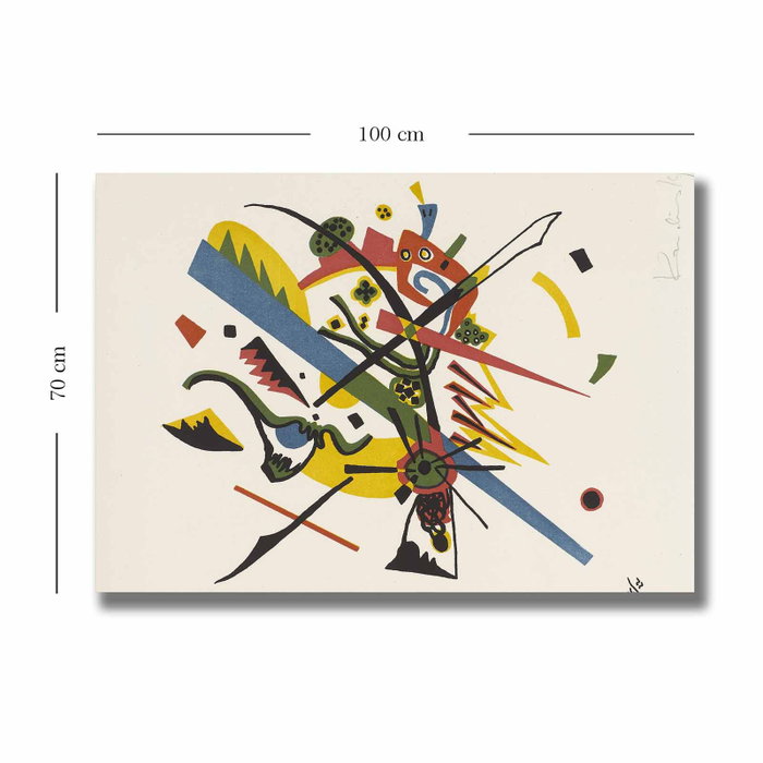 Wallity 70100KANDINSKY016 Vasili Kandinsky Lienzo Decorativo Multicolor 70x100 cm Wallity 70100KANDINSKY016 Vasili Kandinsky Lienzo Decorativo Multicolor 70x100 cm